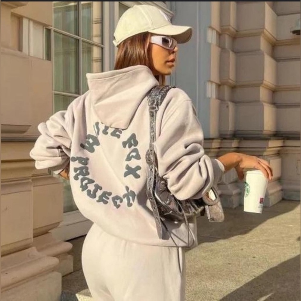 White Fox project 5 hoodie